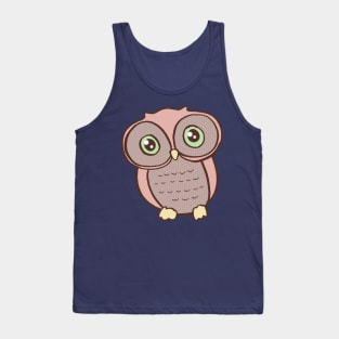 Pink Owl Hears You Tank Top